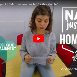 Vídeo Columna NoCopio #1. “Mijo cuidese que la 13 esta caliente”